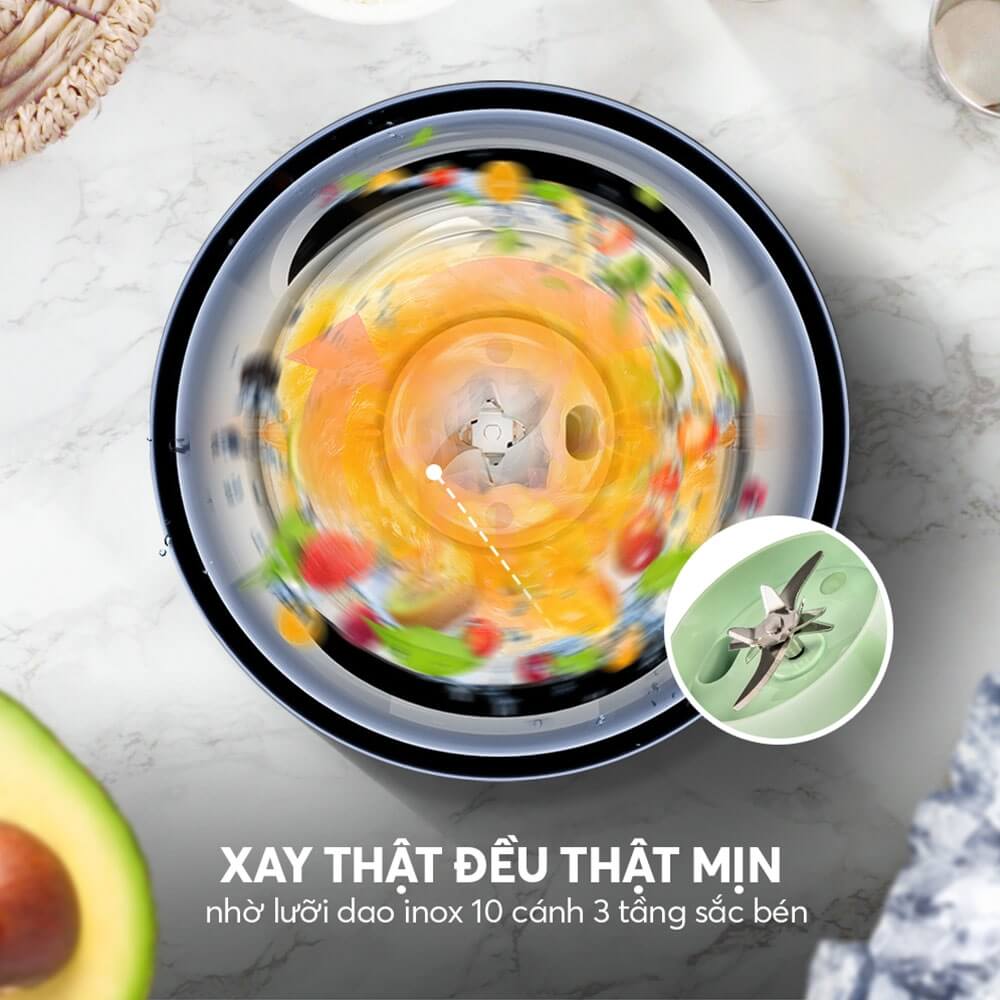 Máy xay sinh tố cầm tay Elmich BLE-3890